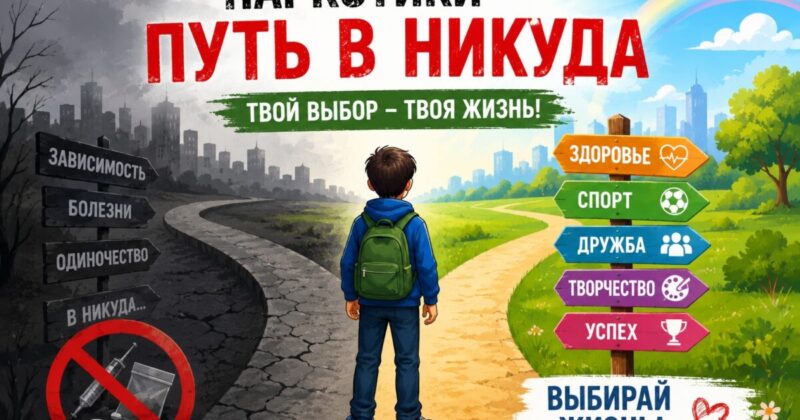 «Наркотики — путь в никуда»